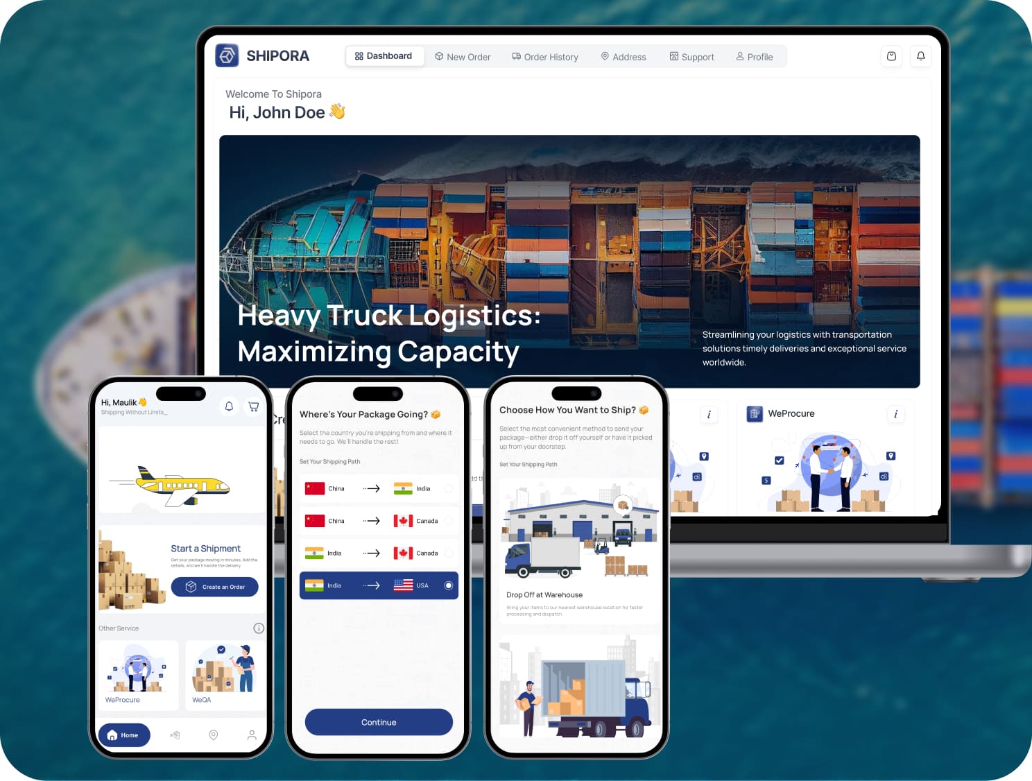 Shipora project screenshot